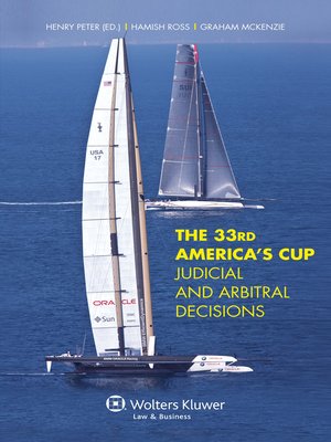 cover image of The 33rd America's Cup Judicial and Arbitral Decisions
